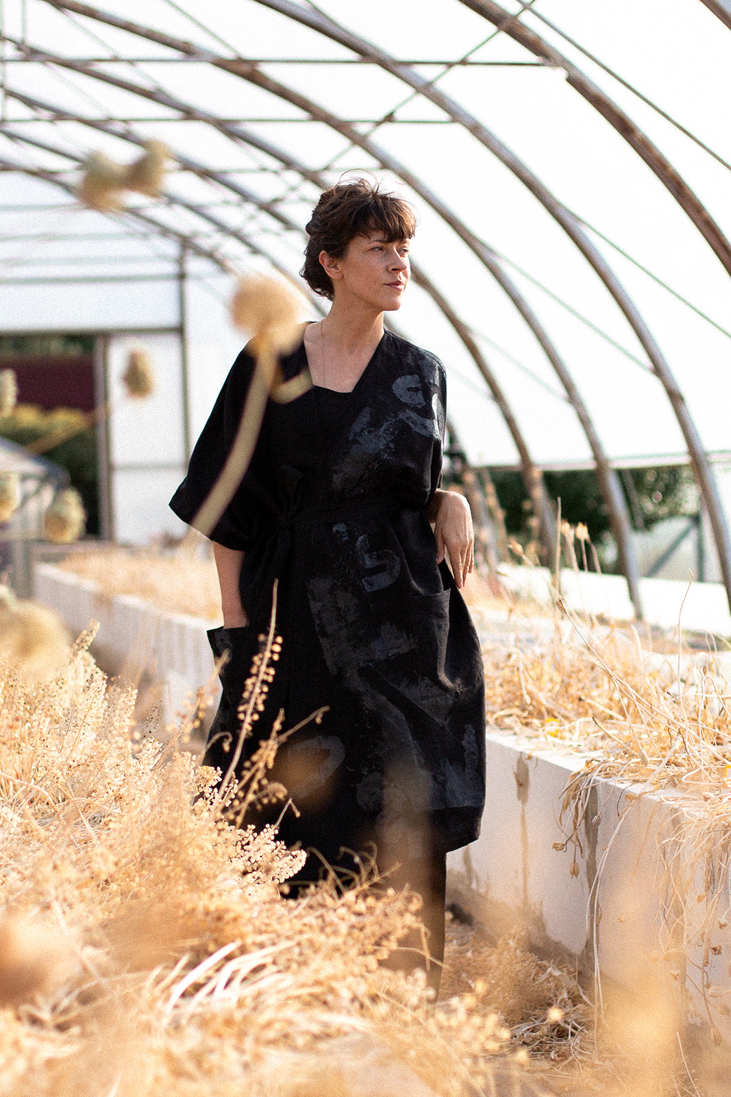 Lina īsais kimono "Drosme"