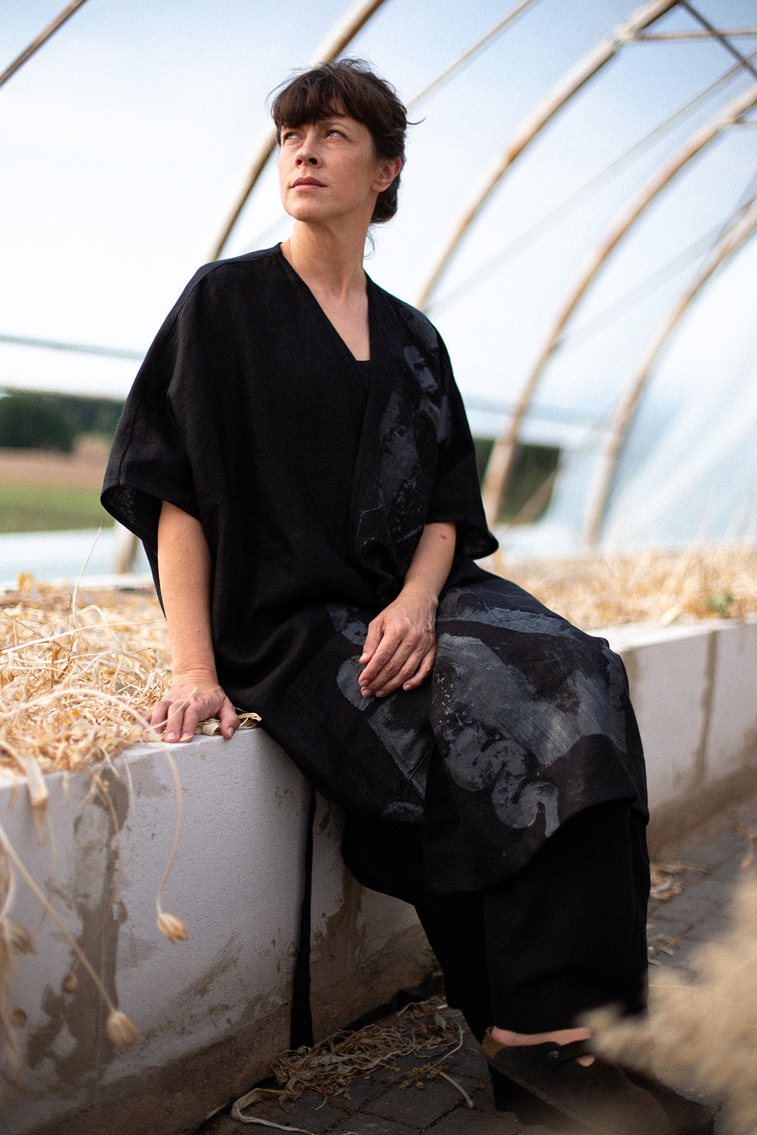 Lina īsais kimono "Drosme"