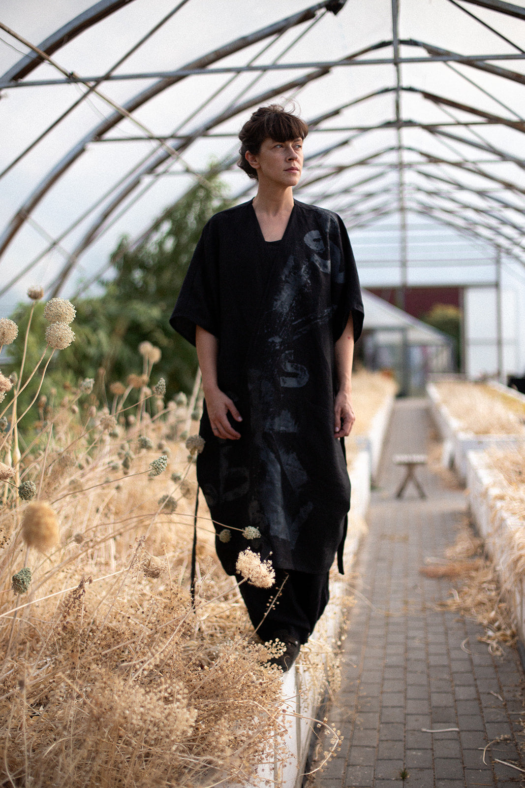 Lina īsais kimono "Drosme"