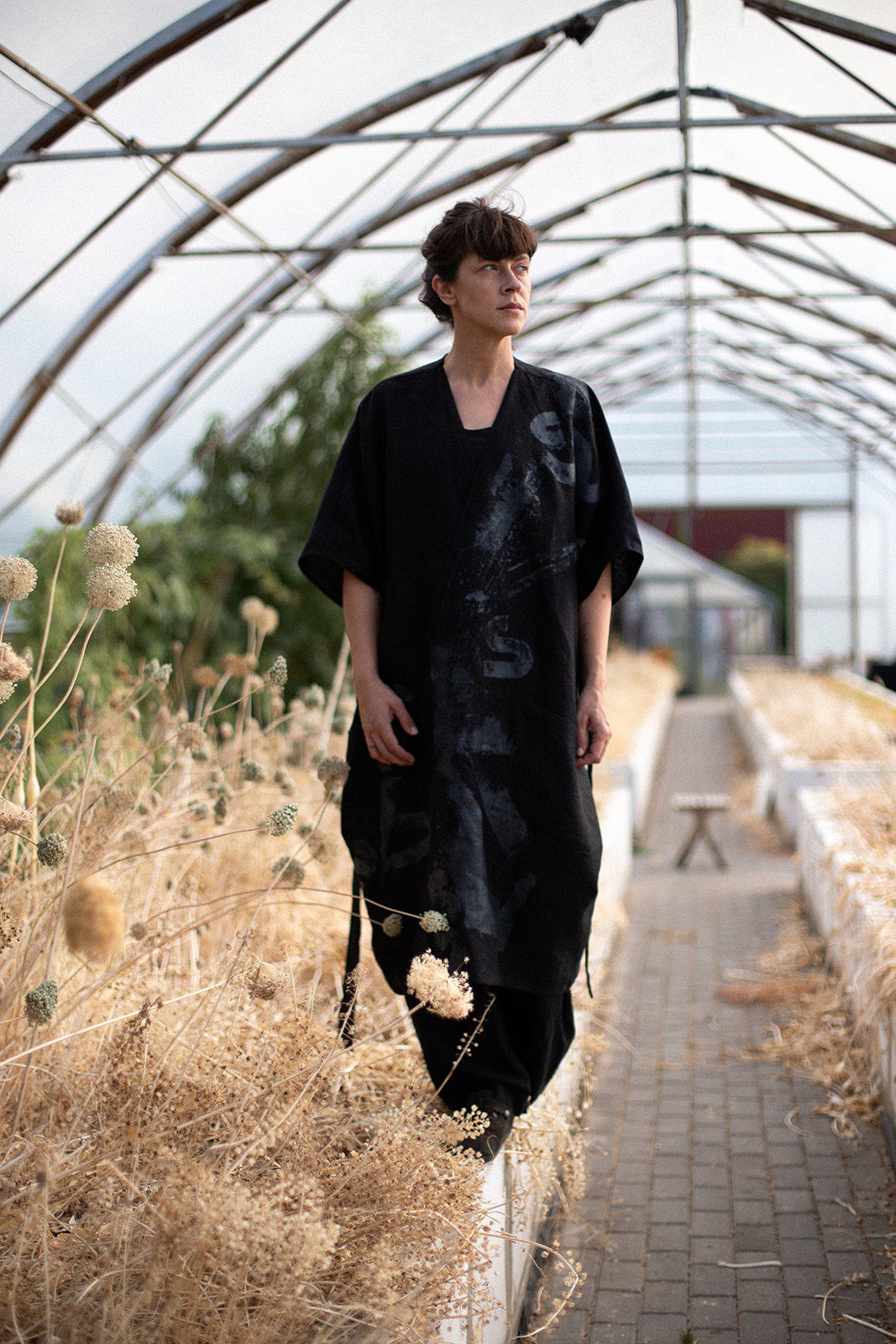 Lina īsais kimono "Drosme"