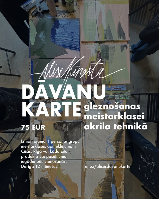 aa! Alises Ķīnastas meistarklases dāvanu karte 75 EUR